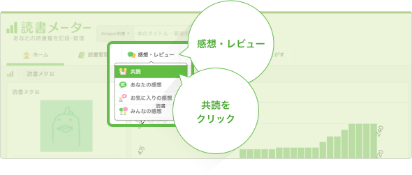 共読をクリック
